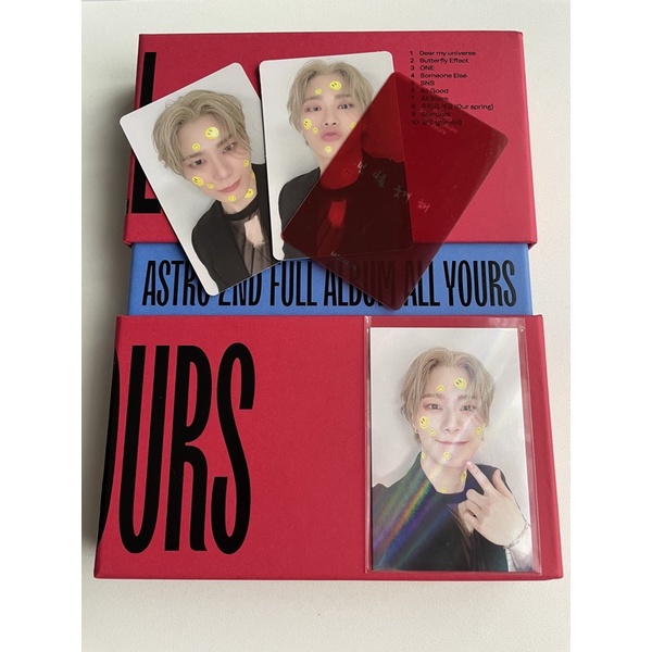 Astro All Yours ver You Unsealed set Moonbin Benefit Makestar 2