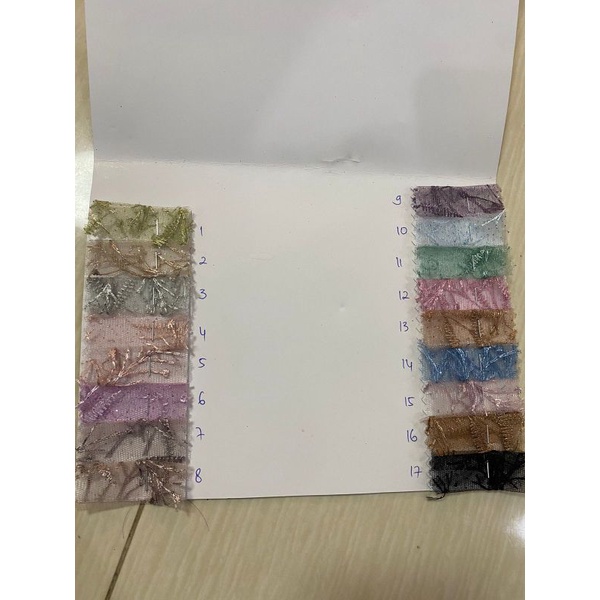 Tile mutiara, tulle mutiara, bahan kebaya murah!!! kain kebaya