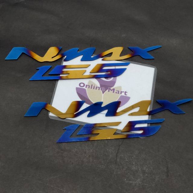 Emblem two-tone Yamaha Nmax 155 tulisan Nmax 155 Twotone