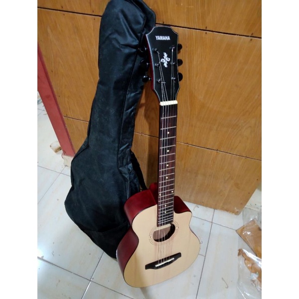 Gitar akustik 3/4 meranti /Gitar murah bonus pic