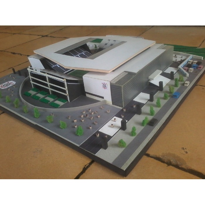 miniatur stadion chorintians brazil