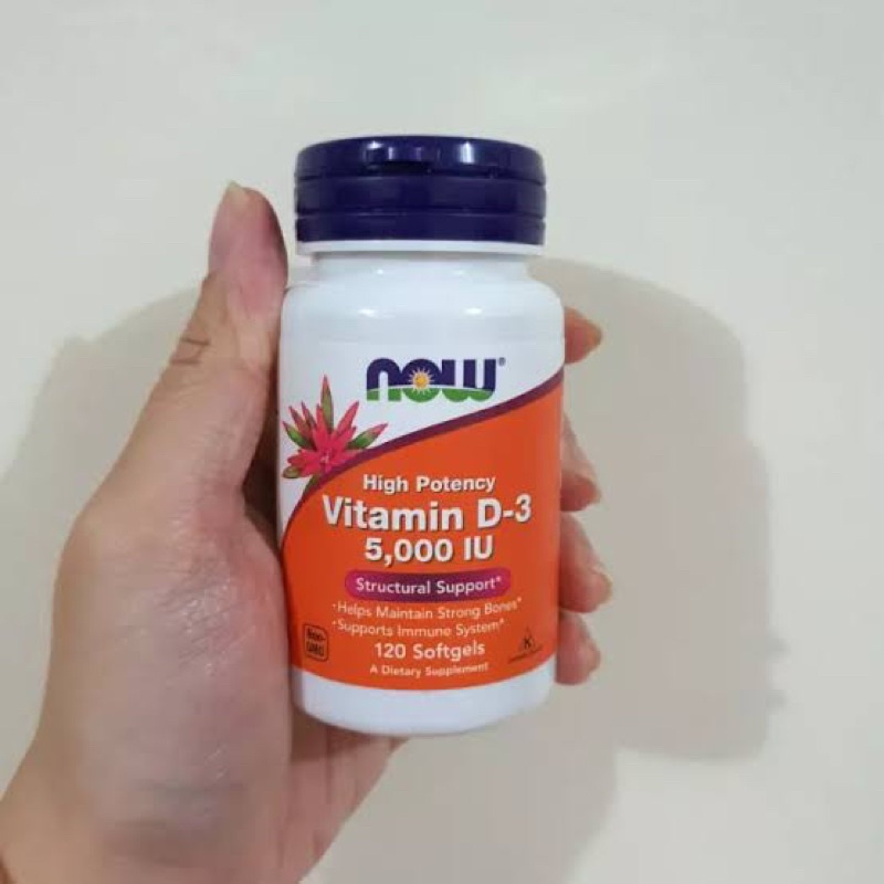READY STOCK ORIGINAL Vitamin D3 Now 5000 IU