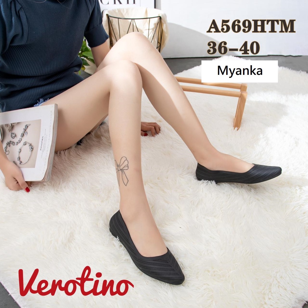 Myanka Jelly Shoes Flat Kinan