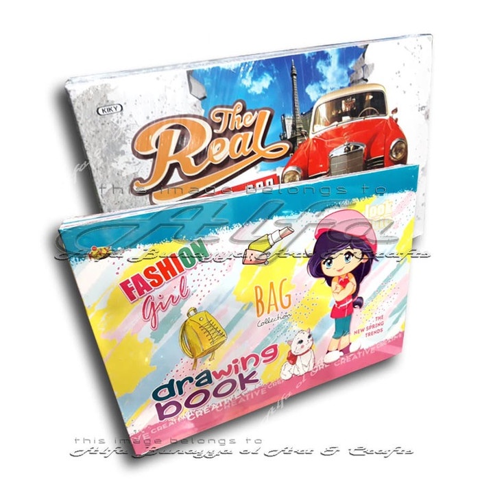 

Sketsagambar- Kiky Drawing Book A4 - Buku Gambar Kecil -Buku-Gambar-Sketsa.