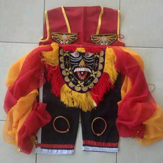 Kostum set baju bujang ganong reog Ponorogo