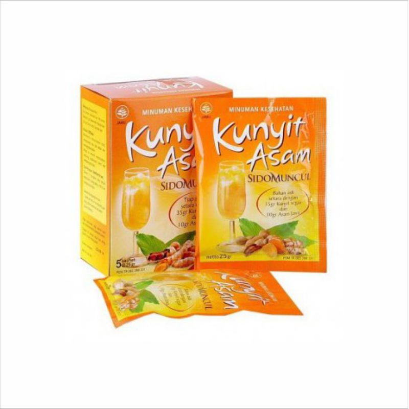 KUNYIT ASAM SIDOMUNCUL 1 BOX @5 SACHET - ED 12/2024