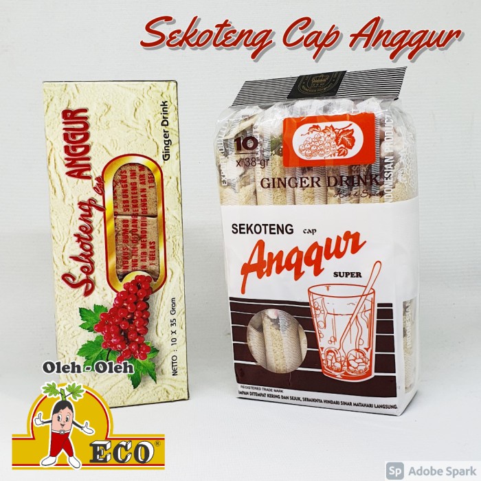 

Sekoteng Cap Anggur minuman tradisional - Plastik 10x38gr (BERKUALITAS)