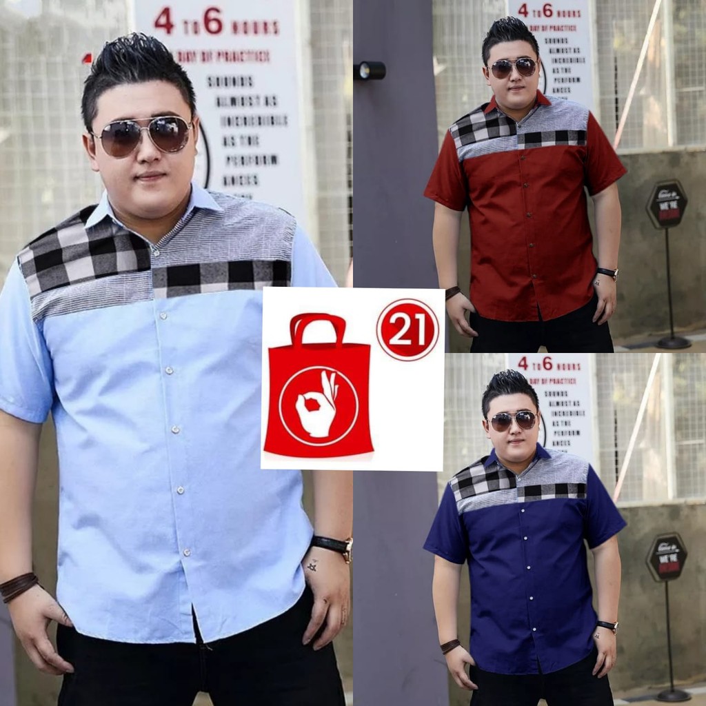 kemeja pria DISCUS XXL