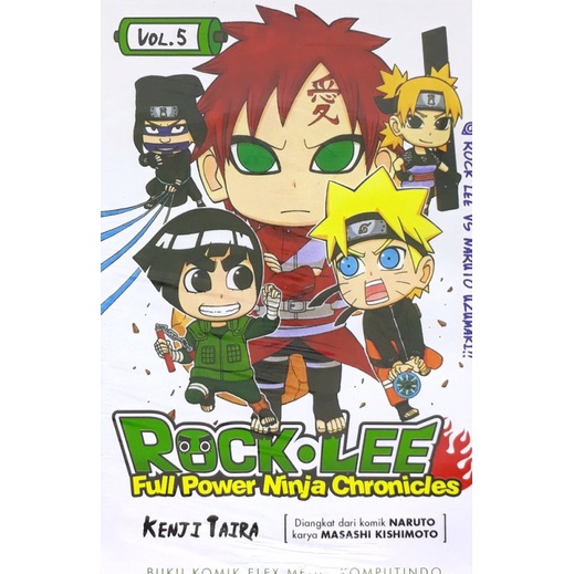 Komik - Rock Lee - Full Power Ninja Chronicles 7 - Rock Lee Vs Naruto Uzumaki