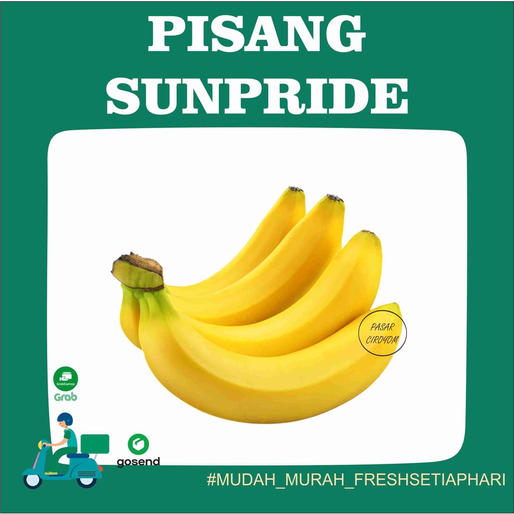 

PISANG SUNPRIDE/PISANG CAVENDIS FRESH MURAH BANDUNG 500g