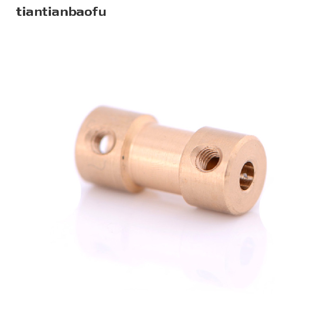 [tiantianbaofu] New 2/3/3.17/4/5mm Motor Copper Shaft Coupling Coupler Connector Sleeve Adapter Boutique