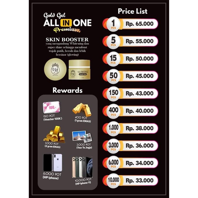 GOLD GEL - WA BEAUTY