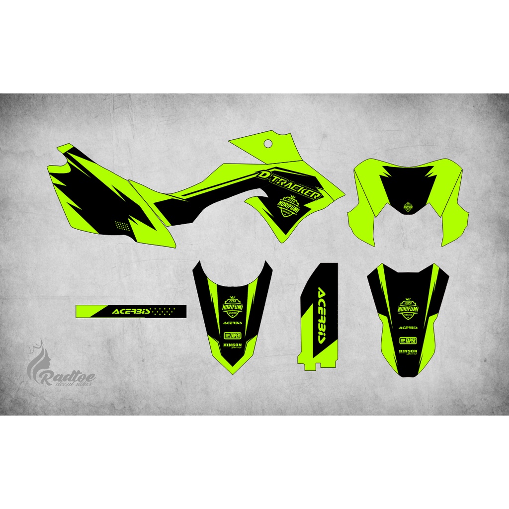 DECAL STIKER DTRACKER SE/NEW FULLBODY CUSTOM (001) DEKAL 2016 2017 2018 2019 2020 2021 2022 2023 HIT