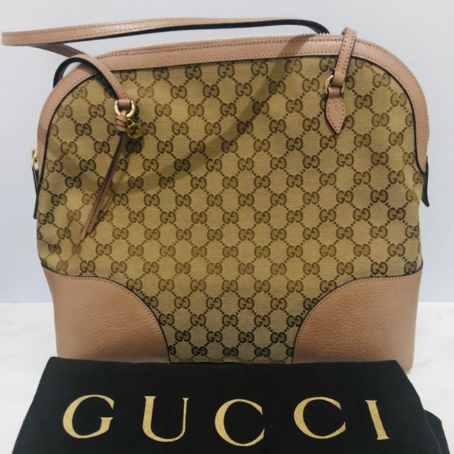 Gucci Tote Canvas Bag Authentic