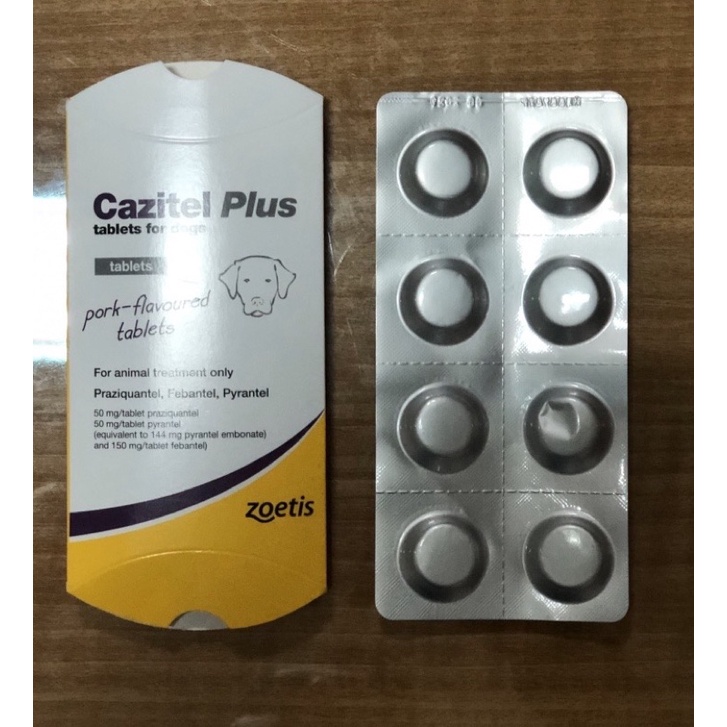 CAZITEL PLUS DOG - OBAT CACING ANJING