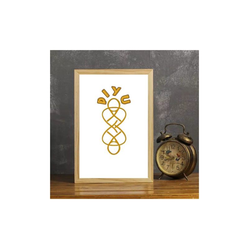 PIYU (PIGURA KAYU) 10R Tanpa Kaca