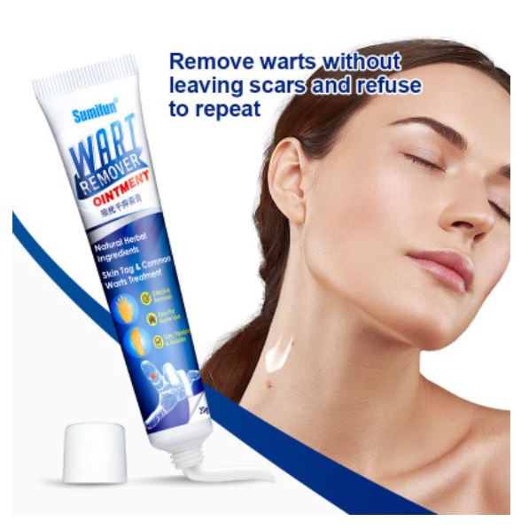 Wart Removal Cream Repair And Clean Skin Tag Remover 20g - Menghilangkan Kutil Tahi Lalat Mata Ikan Sumifun Obat Kutil