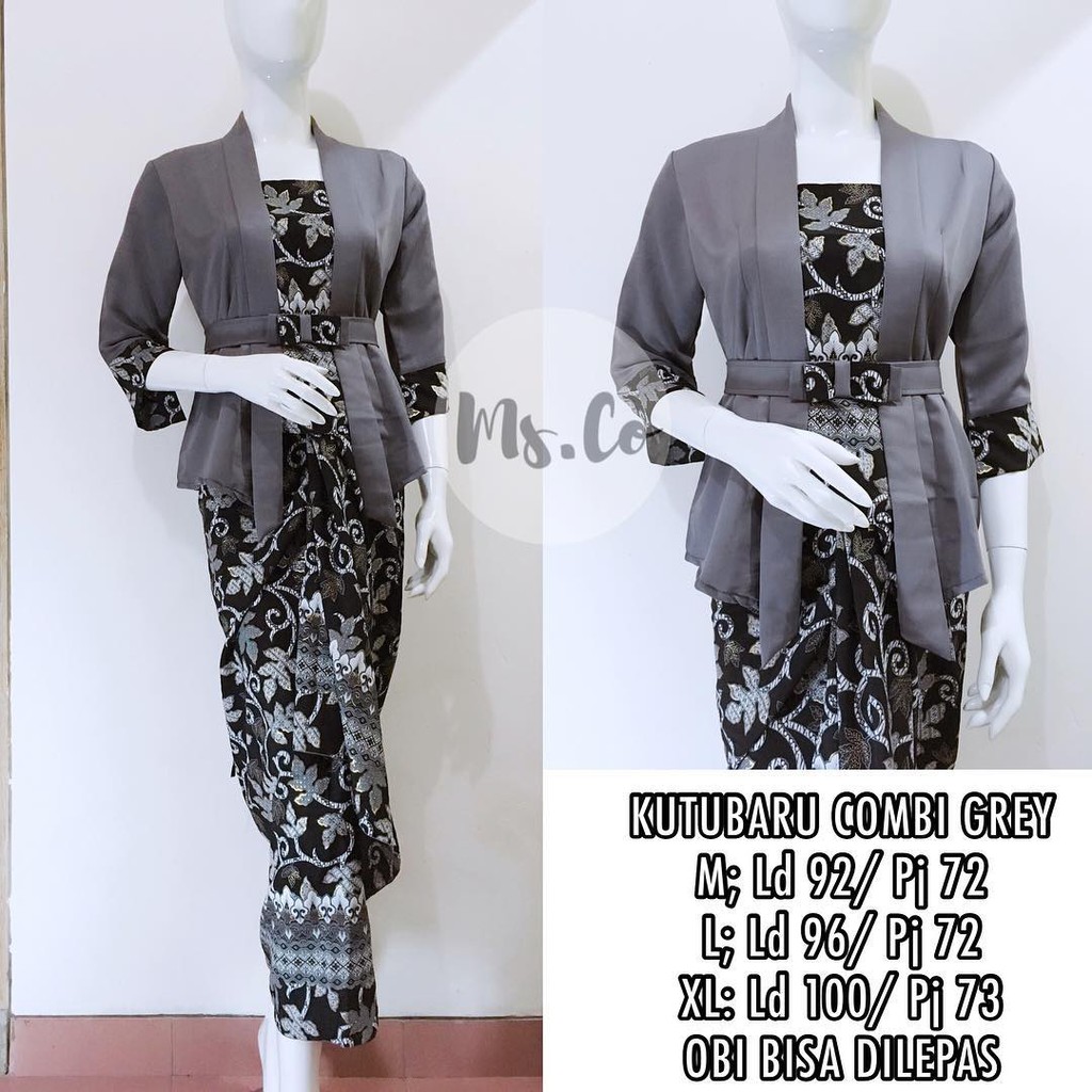 Setelan Kebaya Combi / Kebaya Motif / Kebaya Elnira Aneka Pilihan Warna.