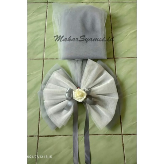 bunga mobil pengantin,  bunga hias pengantin,  pita hadiah mobil