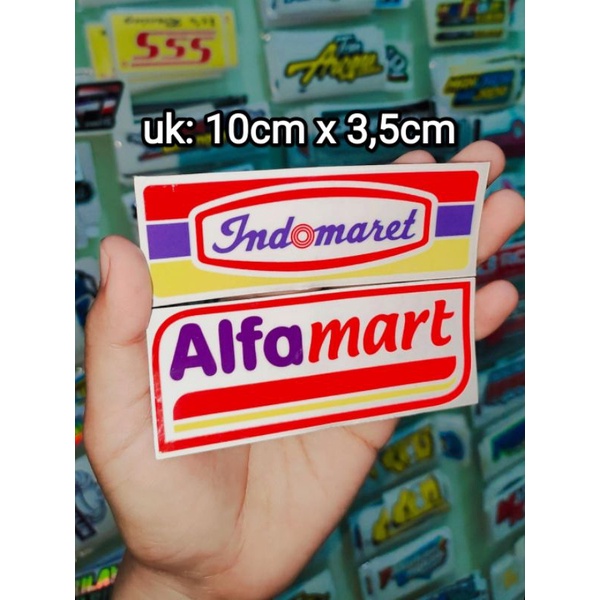 sticker printing IINDOMARET DAN ALFAMART