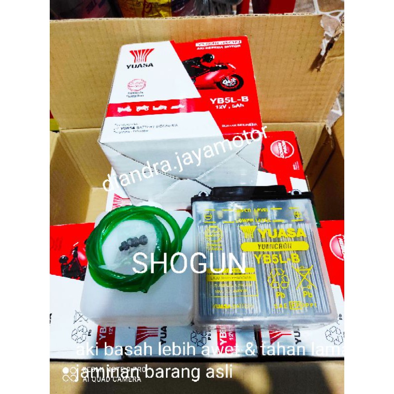 aki basah yuasa suzuki shogun jaminan barang asli