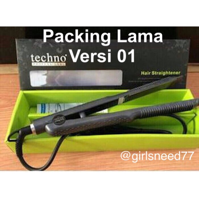 Catokan TECHNO 2 in 1 Professional Straightener and Curling READY Catok Rambut by Amara