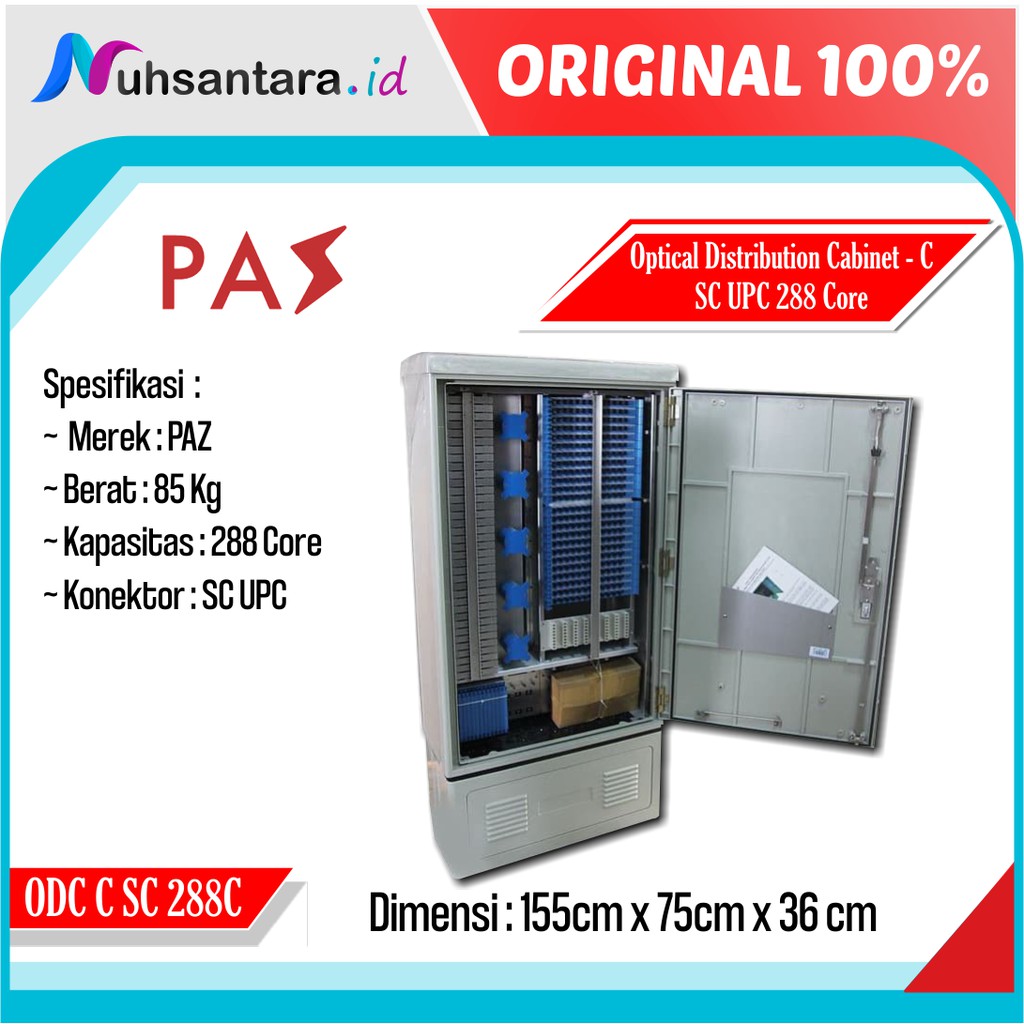 ODC C 288Core PAZ SC UPC Fiber Optik Optical Distribution Cabinet