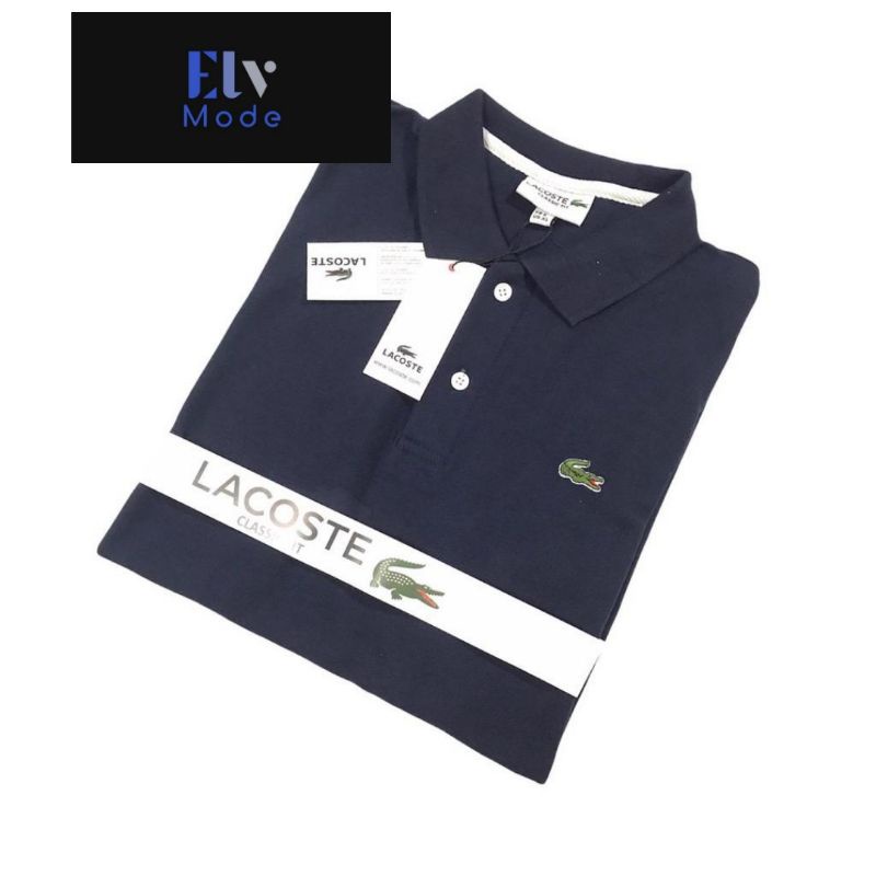 Navy KAOS KERAH PRIA PREMIUM / POLO SHIRT PRIA SLIMFIT POLOS