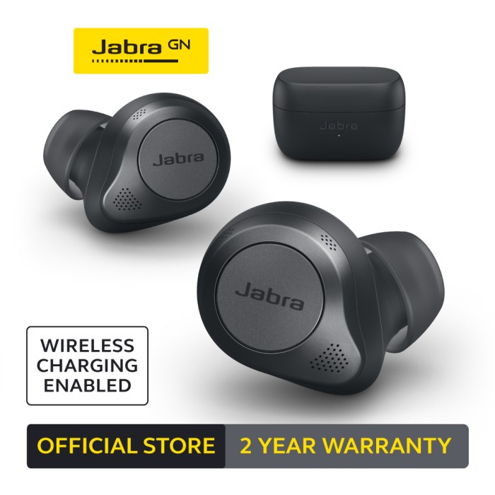 Jabra Elite 85T Advanced Noise Cancelling Earbuds -Titanium Black