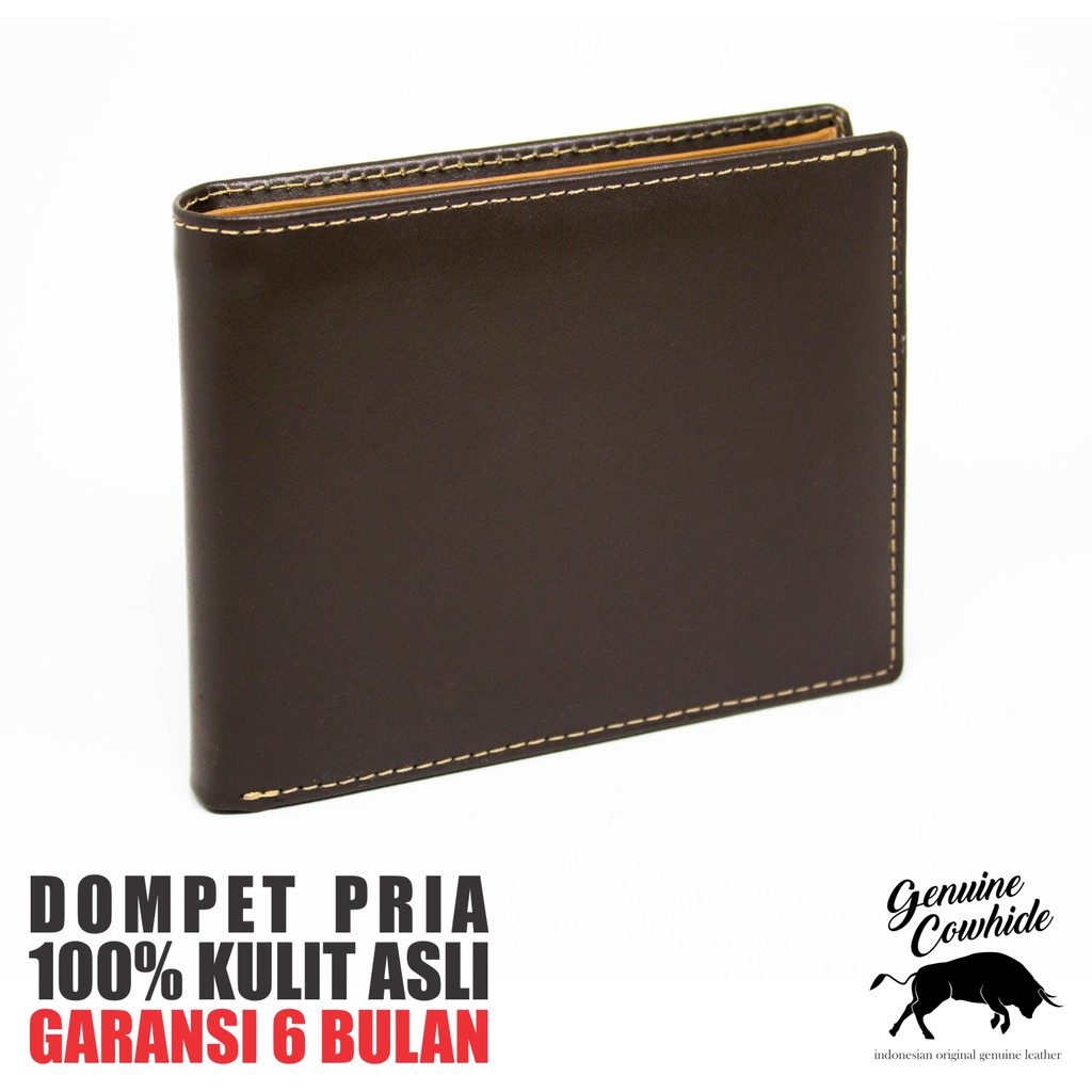 Dompet Pria 100% Kulit Asli Dual Color