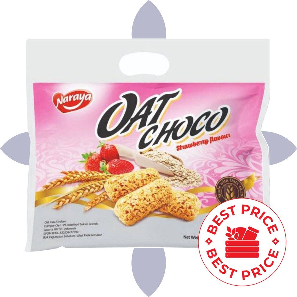 NARAYA - OAT CHOCO STRAWBERRY - 400 GR