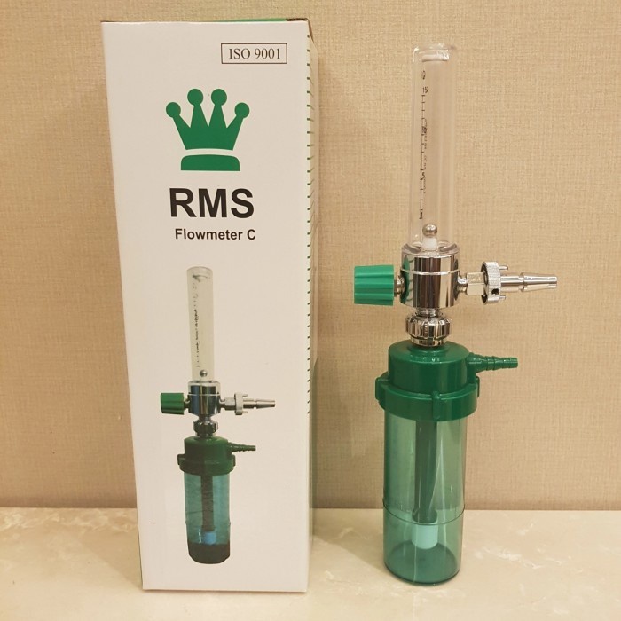 Flowmeter Colok Humidifier Oksigen / Oxygen / Regulator Dinding -