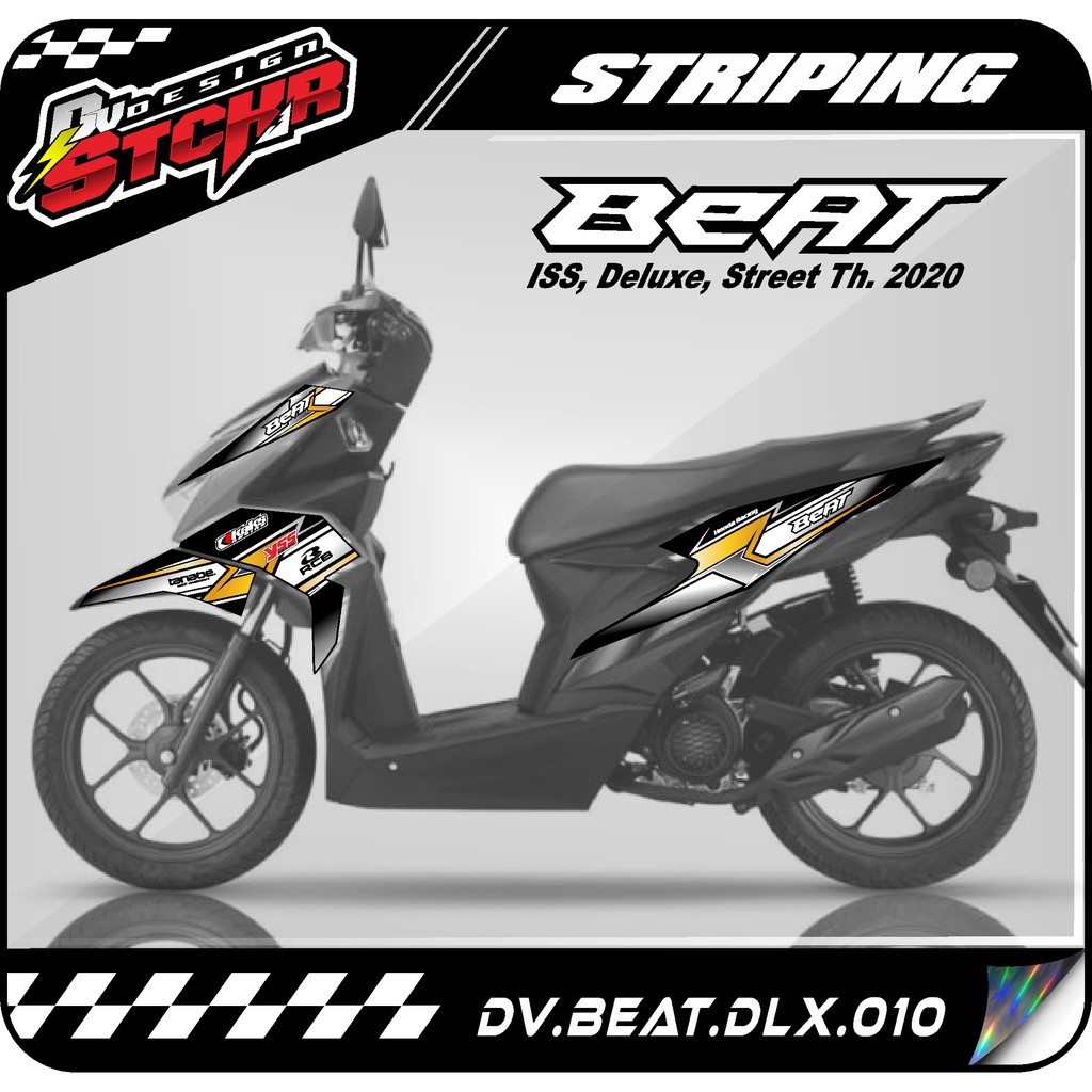 Sticker Striping Motor BEAT DELUXE 2020-Stiker BEAT DELUXE