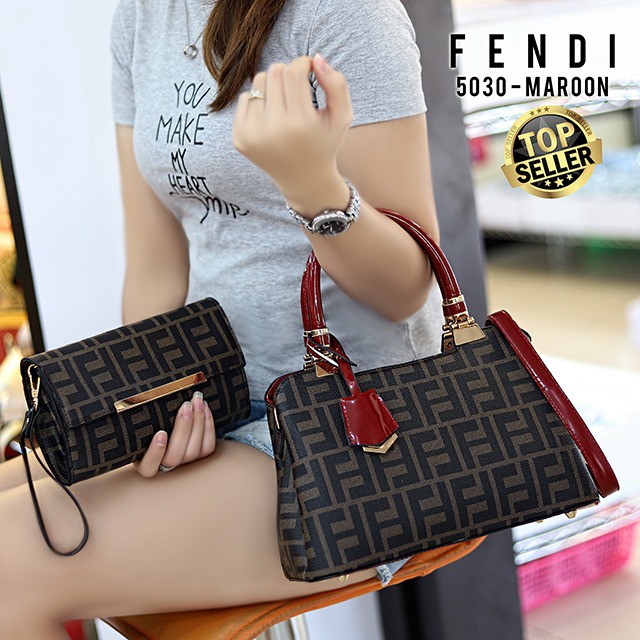 handbag Fendi Bag 2in1* Seri 5030#12 handbag wanita tas cewek import batam grosir murah bisa COD