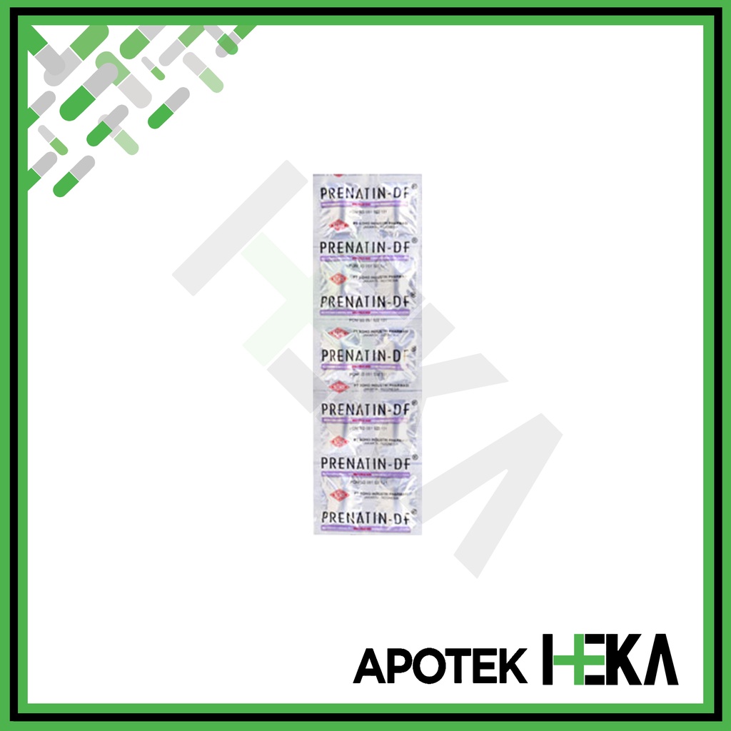 Prenatin DF Kaplet Strip isi 10 Tablet - Multivitamin Kehamilan (SEMARANG)