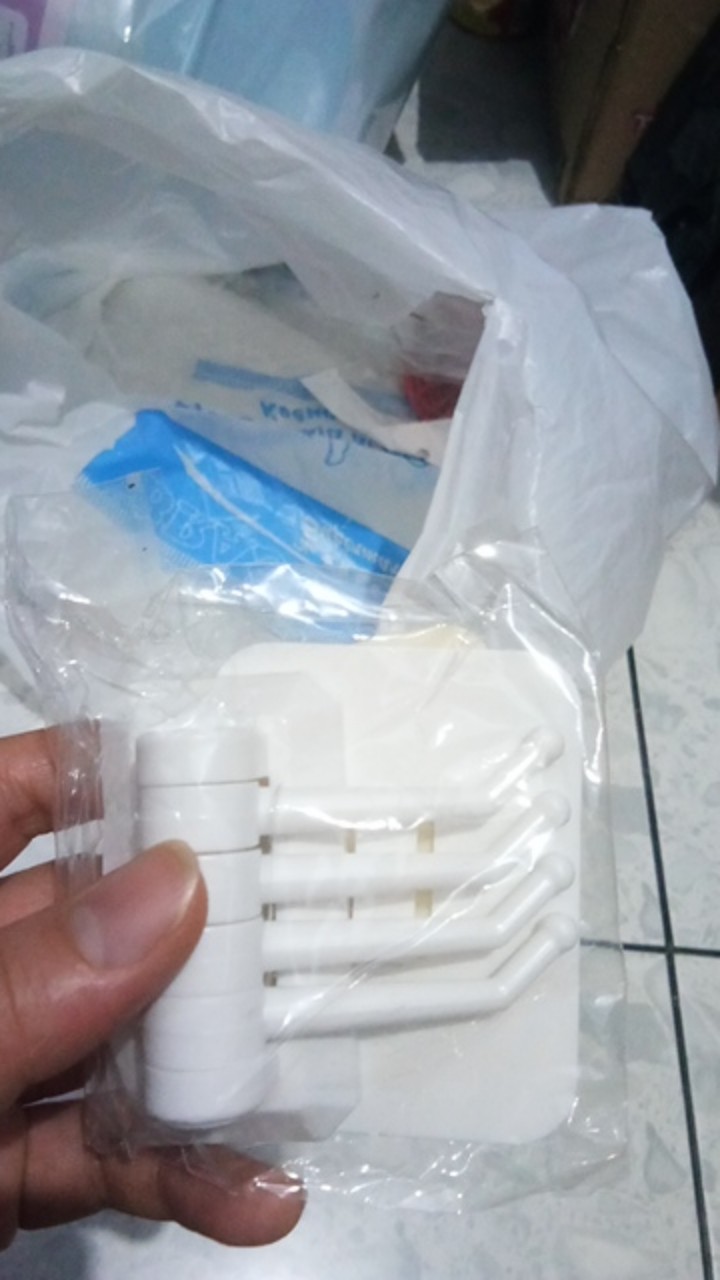 Anekagrosir | Gantungan Hook Kait 4 - Gantungan Serbaguna - Gantungan Baju - Hook - Tempelan