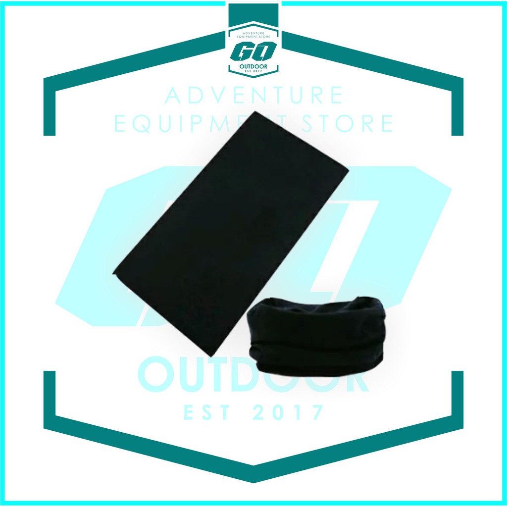 Buff Polos Multifungsi - Bandana Outdoor Masker Motor Penutup Kepala Microfibre Pelindung Wajah