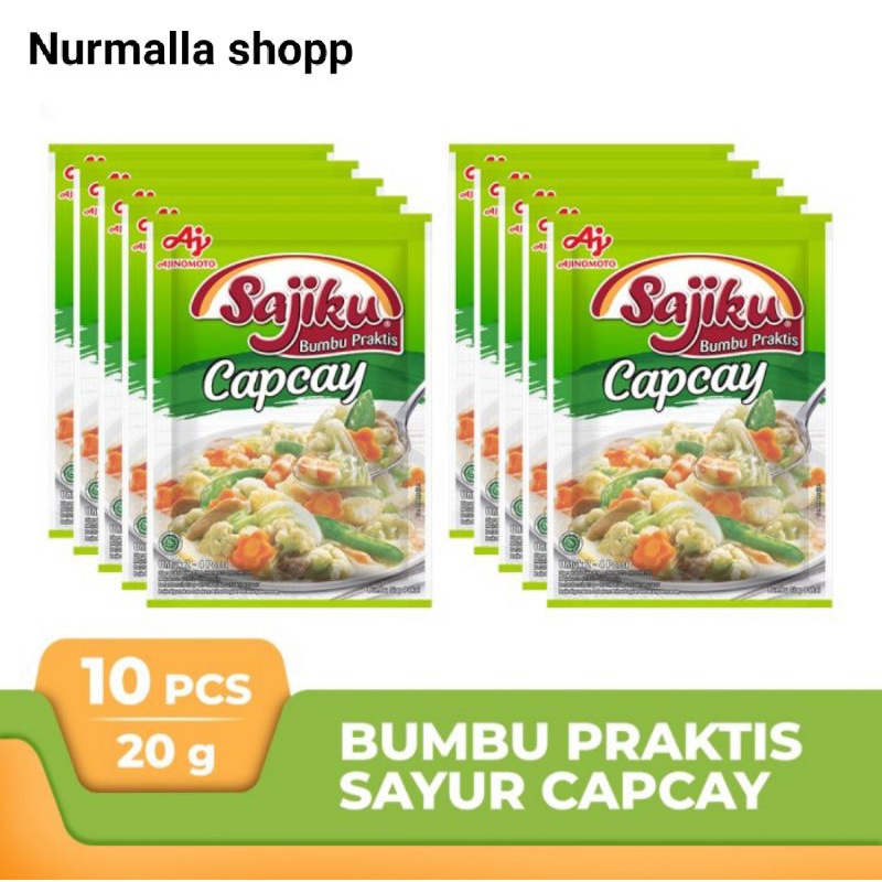 SAJIKU® Bumbu Praktis CAPCAY 10 X 20GR