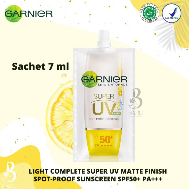 GARNIER Light Complete SUPER UV Sunscreen SPF 50 PA+++ MATTE NATURAL