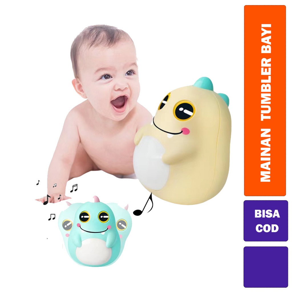 Mainan Bayi Tumbler / Mainan Musik / Mainan Edukasi / Mainan Kognitif / Mainan Rattle