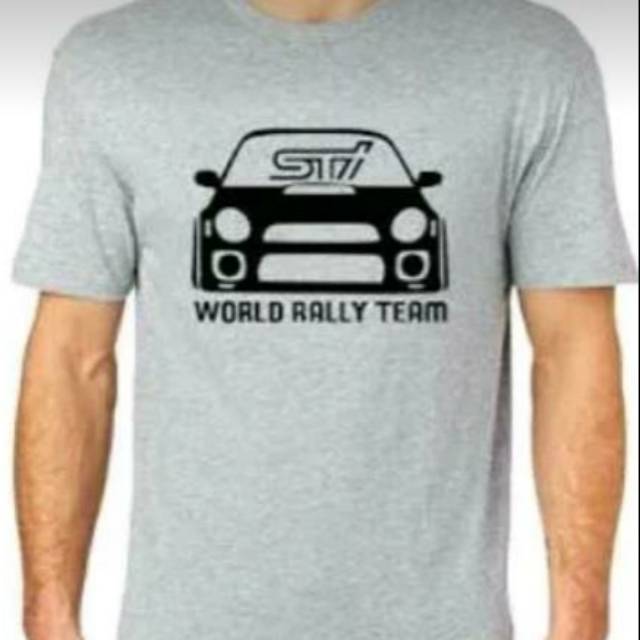 T shirt.kaos sablon world rally team