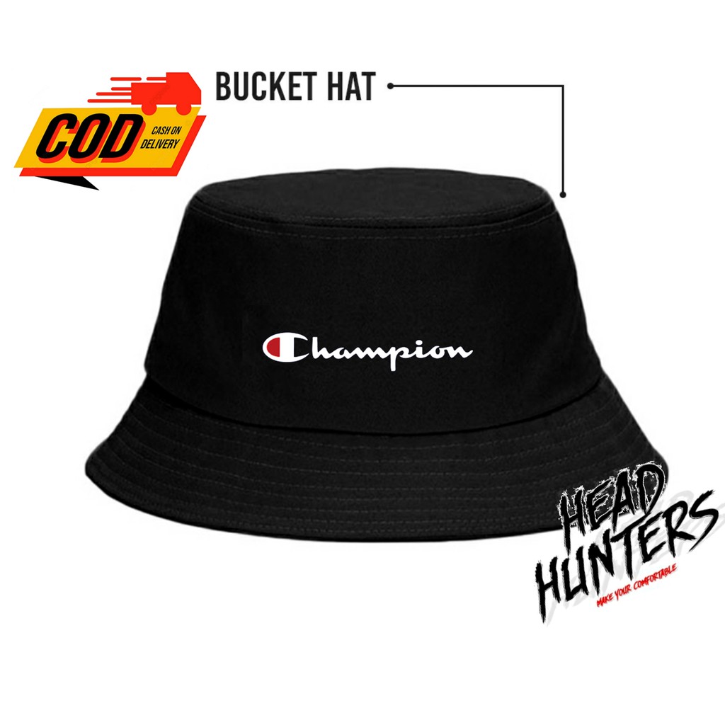 Topi Bucket / Topi Bucket Champions / Topi Champions  / Bucket Hat / Topi Pria Wanita Dewasa Premium