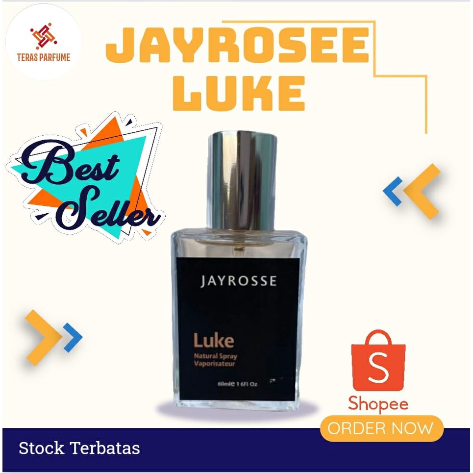 Parfum Jayrosse Luke Parfum Pria Tahan Lama  Pemikat pasangan  Viral Murah Terlaris