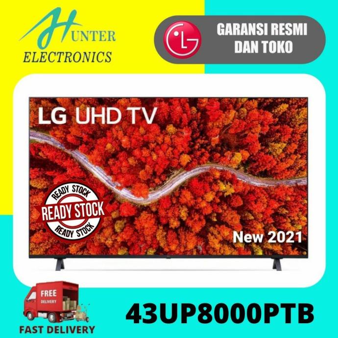 SMART TV LG 43UP8000PTB 4K 43 INCH UHD TV 43UP8000 UP8000PTB Termurah
