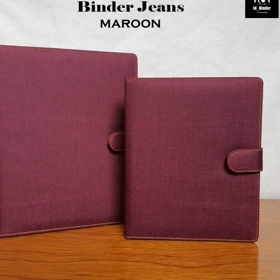 

Terkini BINDER BAHAN JEANS/DENIM 9 WARNA PILIHAN A5 DAN B5 ➡➴ ↑ ↑