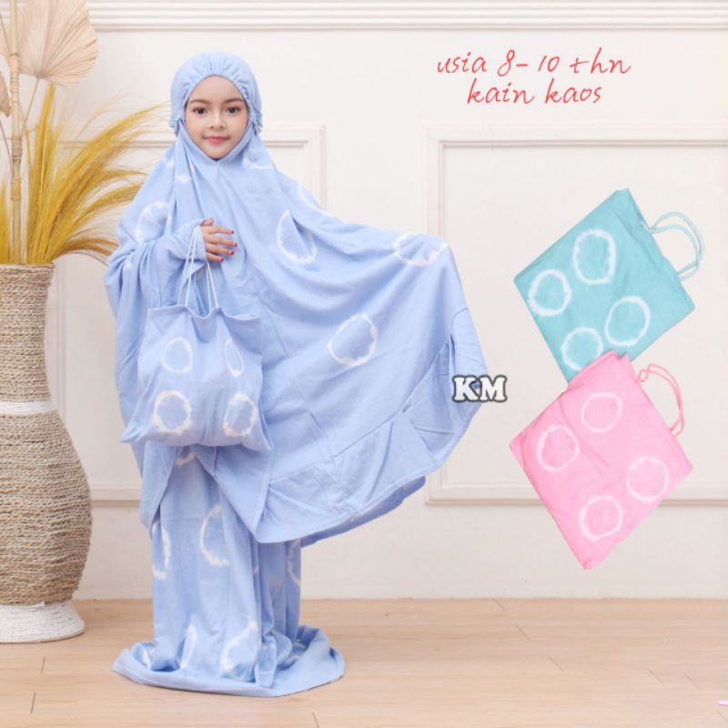 Aula Batik/Mukena Anak/Mukena anak 8 tahun/mukena anak usia 10 tahun/mukena jumputan/mukena jumputan