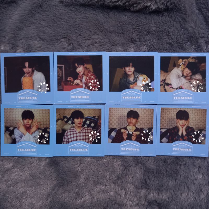 [BACA DESKRIPSI] DOUBLE SIDED POLAROID TREASURE WELCOMING COLLECTION WELCOL 2022 HYUNSUK JIHOON YOSH