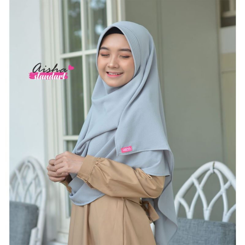 Aisha Instan Uzma Hijab Size Standar / Pasmina Instan / Pastan