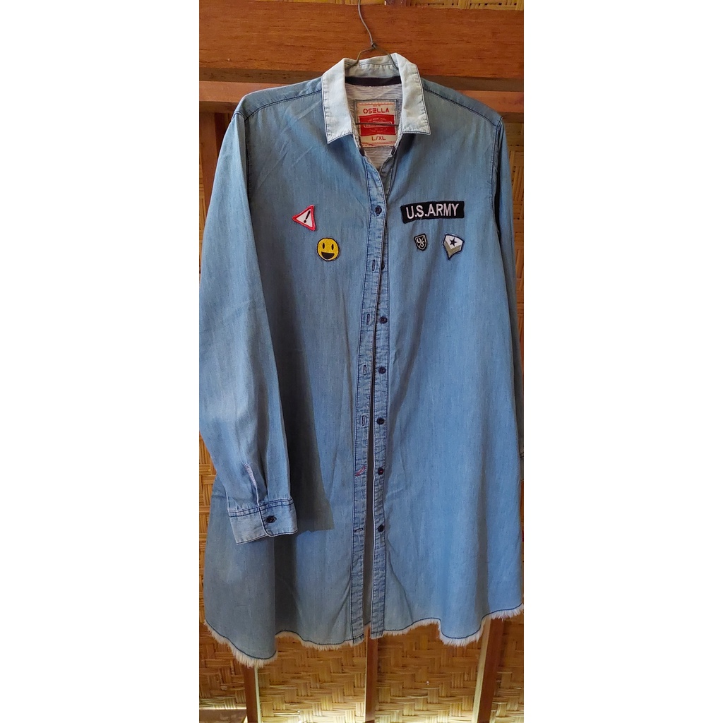 Kemeja osella/ Outer preloved / baju preloved / Osella jeans / baju osella preloved