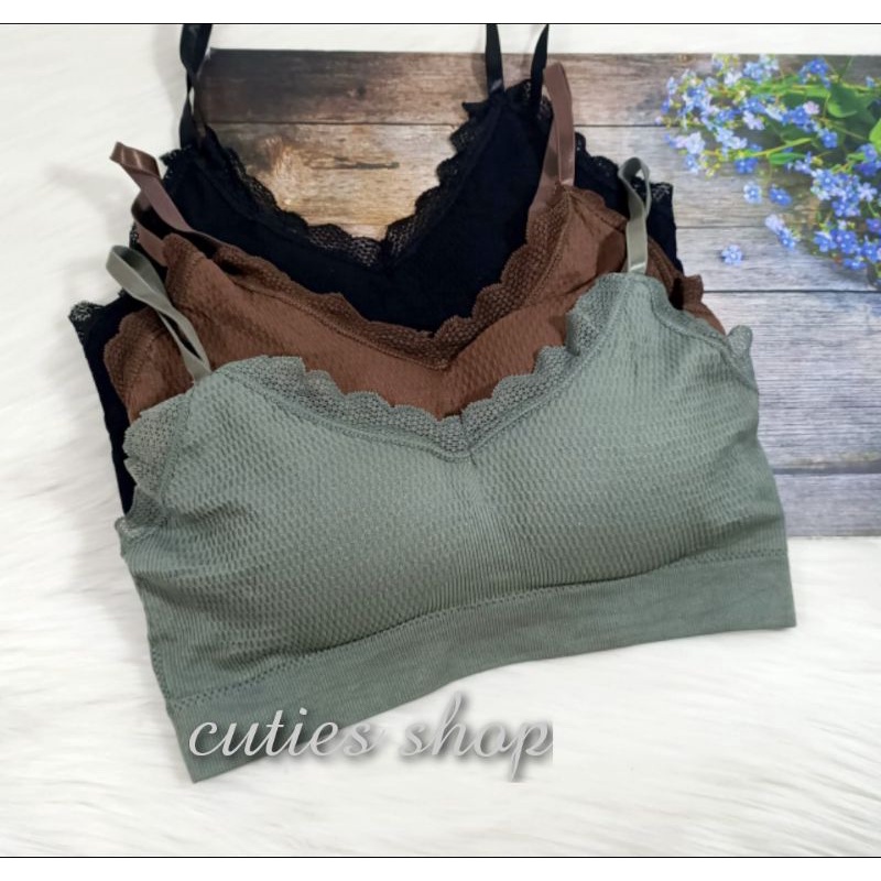 SPORT BRA KEKINIAN - BRA RENDA - import - freesize